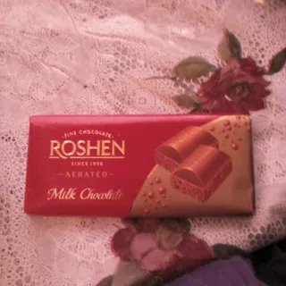 Chocolate Dark Milk Porous Roshen Classic 100g Bars — photo 4