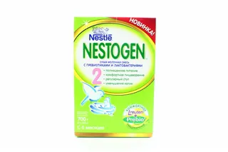 Nestle Nestogen 2 Dry Milk Mix with Prebiotics for Children from 6 Months 2x350g — photo 3