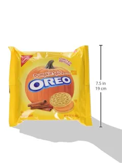 Oreo Pumpkin Spice Cookies Limited Edition Seasonal 10.7 oz — photo 2
