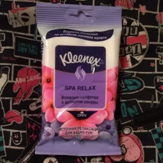 Kleenex Spa Relax Wet Wipes with Fragrance 10pcs — photo 5