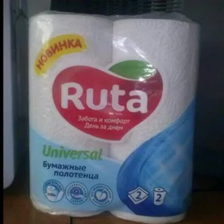 Ruta Universal paper towels white 2-ply 2pcs — photo 3