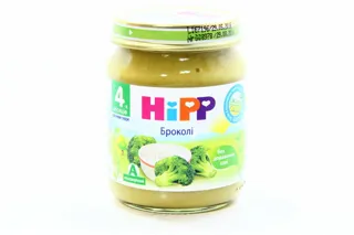 Hipp Broccoli Puree for Babies from 4 Months Glass Jar 125g — photo 2