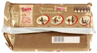 Twix biscuit and caramel in milk chocolate 220g — photo 2