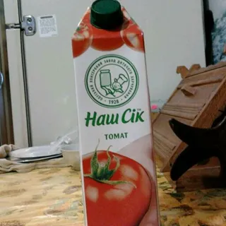 Nash Sik Tomato Juice with Pulp 1L Tetra Pak — photo 6
