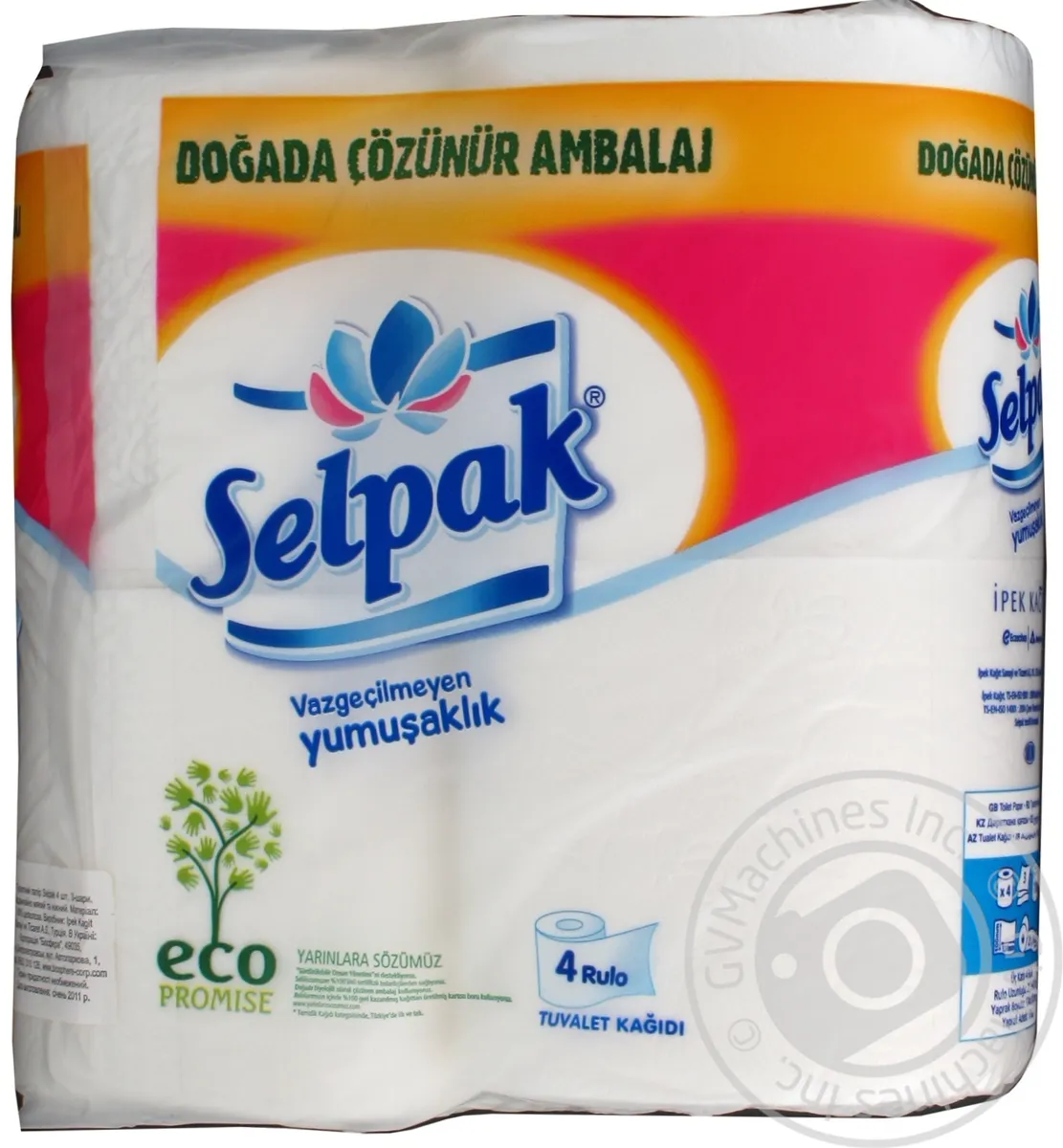 Туалетний папір Selpak Super Soft 4 шт