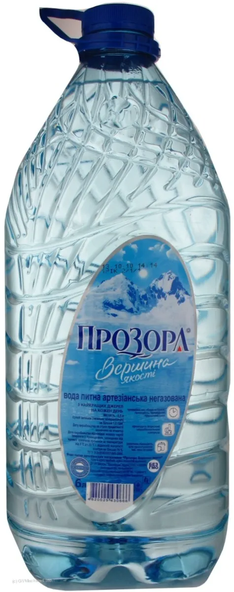 Prozora Vershina Yakosti Still Water Plastic Bottle 6000ml