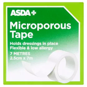 ASDA Microporous Tape 2.5cm x 7m each