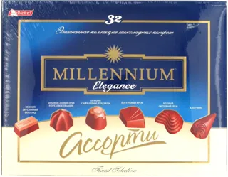 Millennium Elegance Assorted Milk Chocolate Box 285g — photo 2