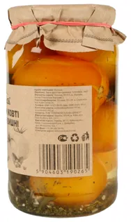 Dvorek Yellow Tomatoes with Cherry Leaves 880g — photo 3