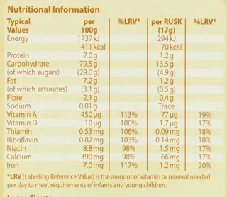 Heinz Farley's Rusks Original Flavor, 300g Box (6 pack) — photo 3