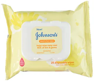 Johnsons Baby Hand and Face Wipes, 25 pcs — photo 8