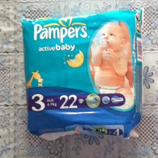 Pampers Active Baby-Dry Midi 3 diapers for children 4-9 kg 22 pcs — photo 9