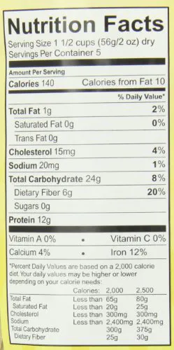 Al Dente Carba-Nada Egg Fettuccine, 10 oz bags (6 pack)