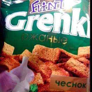 Flint Garlic Flavor Croutons Flow Pack 80g — photo 3