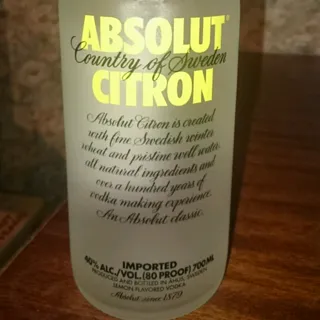 Absolut Citron Flavored Vodka 40% 0.7L — photo 3
