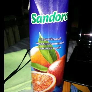 Sandora Sicilian Red Orange Juice Tetra Pak 1L — photo 2