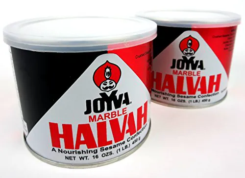 Joyva Мармуровий Халва, 16 унцій у банках, 2 шт. у коробці BlackTie