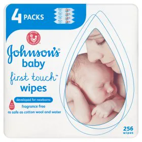 Johnson's Baby First Touch Wipes Multipack