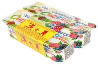 Smachnenka Whipped Curd Forest Berry 5% 4x100g plastic cup — photo 6
