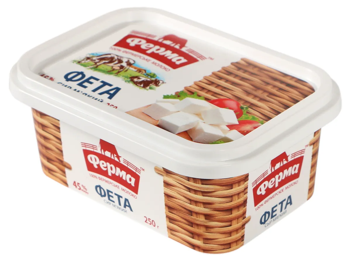 Ferma Soft Feta Cheese 45% Plastic Container 250g