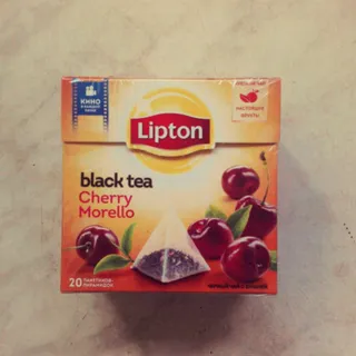Lipton Чорний чай з вишнею Черрі Морелло 1,6г x 20шт — фото 5