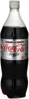 Coca Cola Light drink plastic bottle 1L — photo 3