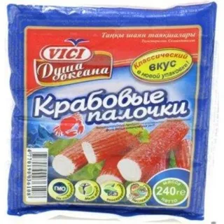 Vychy crab sticks chilled vacuum pack 240g — photo 3