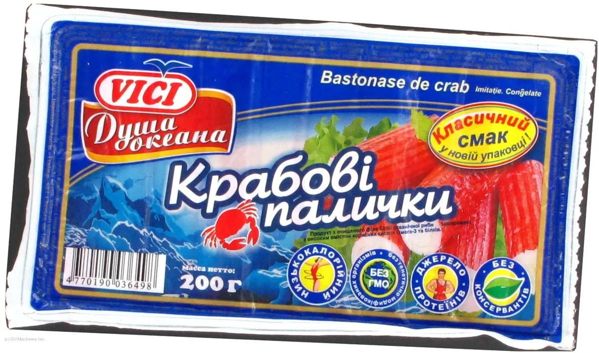 Vici Frozen Crab Sticks Vacuum Pack 500g