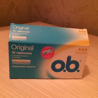 O.b. Normal Tampons Cardboard Pack 16 pcs — photo 3