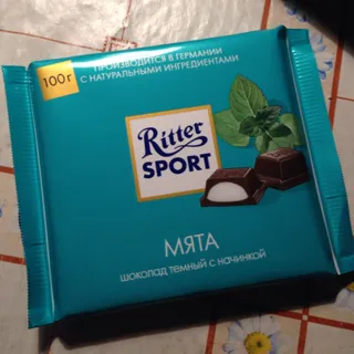 RITTERSPORT Dark Cream-Mint, 100g — photo 5