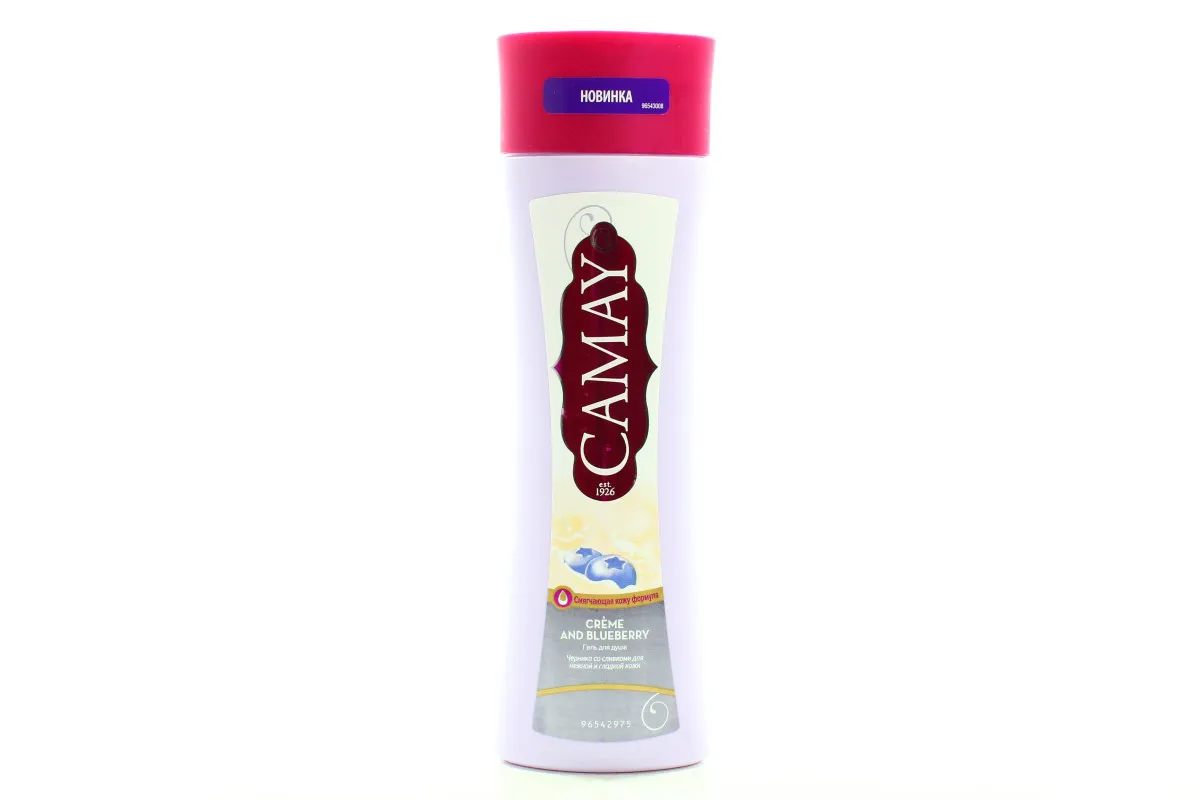 Гель для душу жіночий парфумований Camay Creme and Blueberry 250 мл