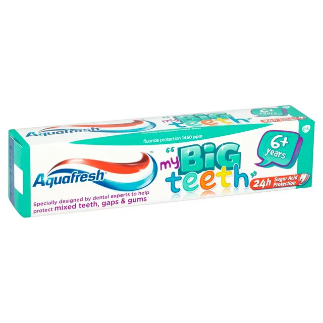 Aquafresh велика зубна паста для зубів
