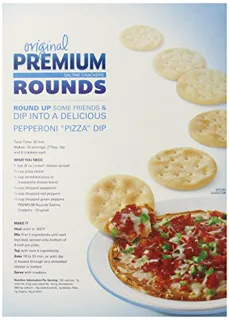 Premium Round Original Salted Crackers, 10 oz (pack of 6) — photo 2