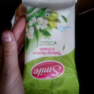 Wet Hygienic Wipes Lemongrass and Lime 15pcs/Pack — photo 3