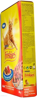 Friskies Dry Cat Food Meat, Liver 400g — photo 3