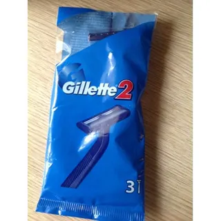 Gillette-2 disposable razor with long handle 3 pcs — photo 5