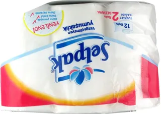 3-Ply White Toilet Paper 12 pcs — photo 2