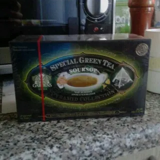 Sun Gardens Green Tea Chinese Large Leaf Flavored Superior Grade with Soursop 20x3g — photo 3
