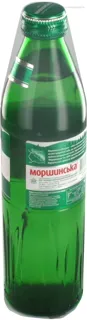Morshynskaia Premium mineral lightly carbonated water glass bottle 0.33L — photo 2