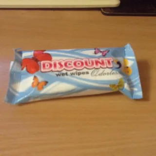 DISCOUNT Unscented Wet Wipes 15pcs 47g — photo 2