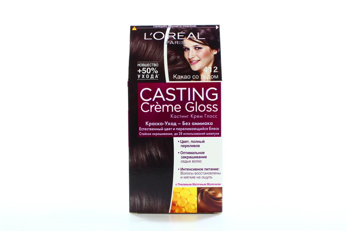 Loreal Casting Hair Dye 412 Cocoa Ice