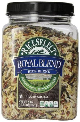RiceSelect Королівська суміш Texmati білий, коричневий, дикий та червоний рис, 21 унція