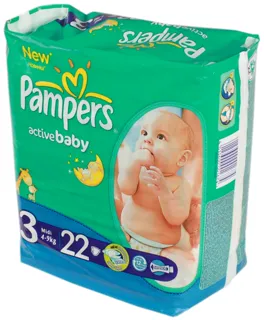 Pampers Active Baby-Dry Midi 3 diapers for children 4-9 kg 22 pcs — photo 6