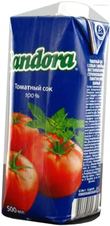 Sandora Tomato Juice with Salt Tetra Pak 500ml — photo 2