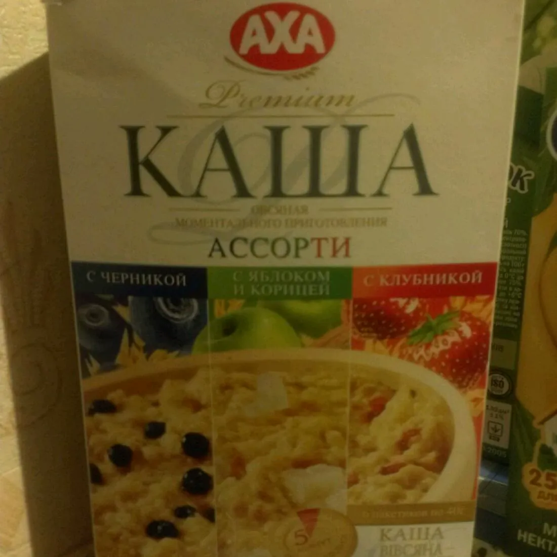Axa Instant Oatmeal Assorted 40g x6 pcs 240g