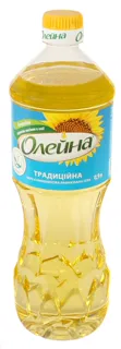 Oleina sunflower oil traditional refined deodorized 0.9L plastic bottle — photo 2