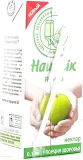 Nash Sok Apple Nectar Clarified Tetra Pak 330ml — photo 2