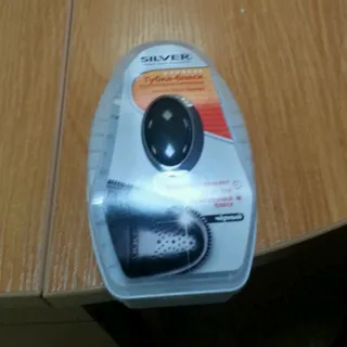 Silver Black Shoe Shine Sponge with Silicone Dispenser — photo 10