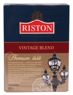 Riston Vintage Blend Ceylon Black Leave Tea 80g Sri Lanka — photo 5