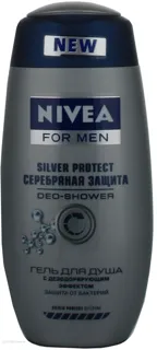 Гель для душу Nivea Срібний Захист для чоловіків 250 мл — фото 4